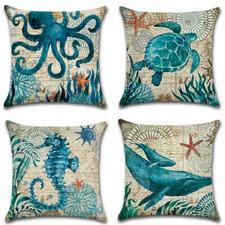 18" Marine Life Cushion Cover
