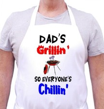 Aprons For Men Dad's Grillin'