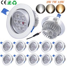 3W 7W 12W Recessed LED Ceiling