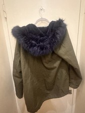 Green Women's Parka Coat Size