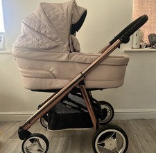 Pink Leather Bebecar Pram
