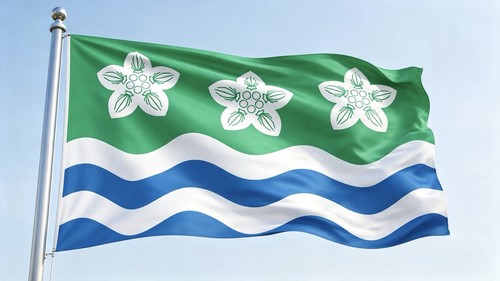 Cumberland cumbria flag 3x2 - cumbria,