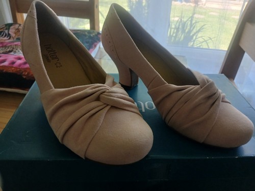 Hotter suede court - , shoe
