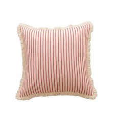 Linen Striped Throw Pillow