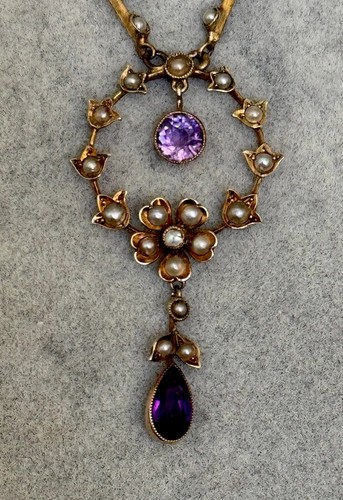 Antique edwardian 9ct - antique, gold