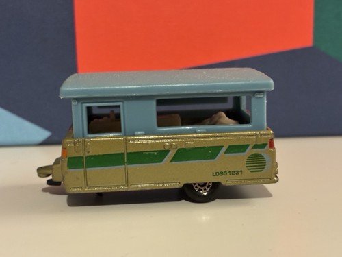 Matchbox pop camper gold - pop, up