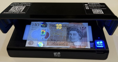 Counterfeit banknote detector - banknote,