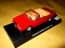 MODEL CAR DIE CAST 1/43 Maserati BITURBO SPYDER 1985 RED 1/43 SCALE