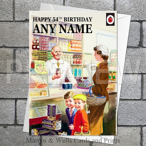 Ladybird book style - book, birthday