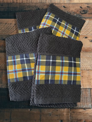 Cornish tartan tea towels - towels,