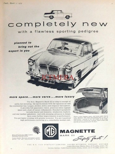 Magnette iii 4 door - 'magnette, mk.iii'