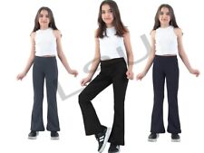 Girls Pull Up School Trousers