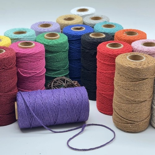 100m 2mm cotton macrame cord - 2mm,