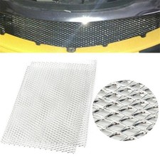 Silver Aluminium Racing Grille Mesh Vent Car Tuning Grill 100cm x 33cm