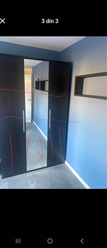 Black freestanding door - freestanding, 3