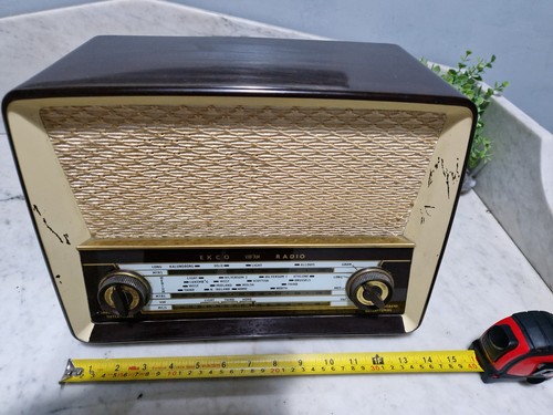Vintage valve radio bakelite - vintage,