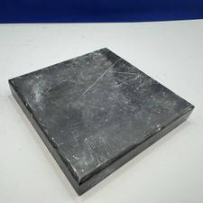 GREY SLATE Plinth 4" x 4" Trophy Award Bevelled Edge