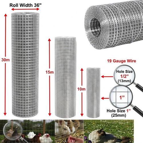 Welded wire mesh - wire, 1"x1"