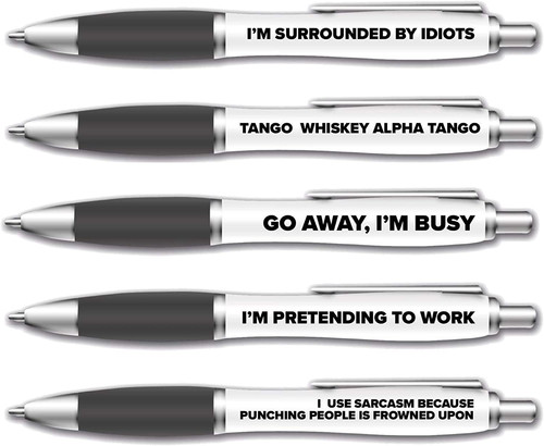 Pack ballpoint pens - 5, of