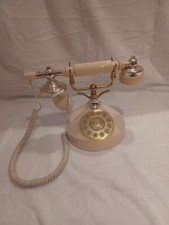 Binatone Classic Retro Vintage Style Landline Telephone Cream Gold Model 5502