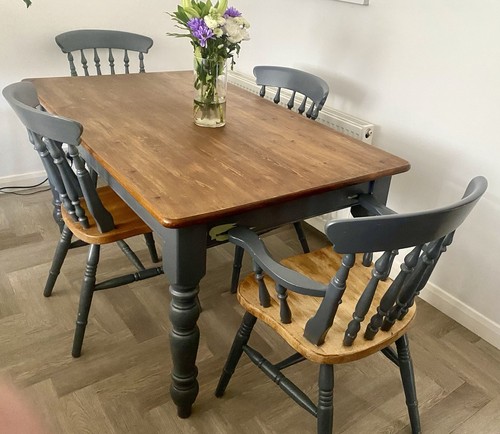 Shabby chic table and - shabby,