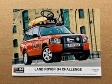 Land Rover G4 Challenge Press