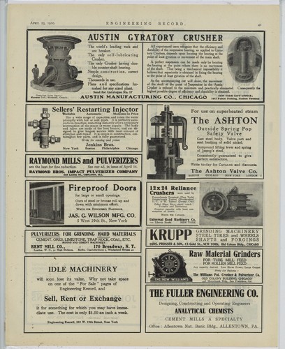 1910 rock crusher ads pg - rock, on