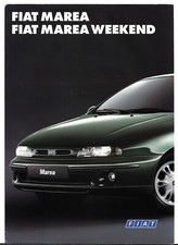 Fiat Marea 1996-1997 German Market Launch Foldout Sales Brochure Saloon Weekend