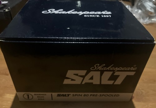 Salt spin reel fishing - salt,
