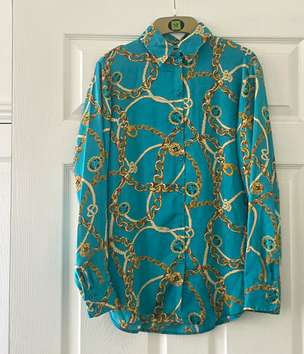 Primark turquoise chain print - turquoise,