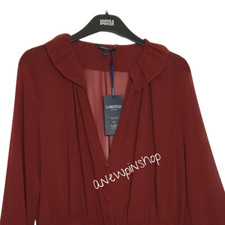 M&S Ladies Blouse Dark Red