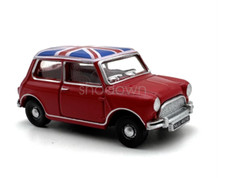 1:76 Scale Red Austin Mini UK