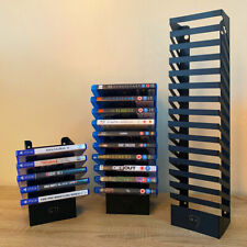 Games DVD Tower Rack Storage Unit XBOX PS4 PC Switch PS5 Blu Ray Video Game