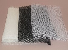 Bandeau Visor Birdcage Veil on sml plain combs. Handmade in UK Ivory White Black