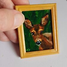 Miniature Oil Painting 'Little