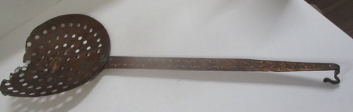 Large vtg copper skimmer - large, 20"