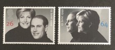 GB 1999 MNH Royal Wedding Edward And Sophie Stamps SG 2096 to 2097 Free UK P&P