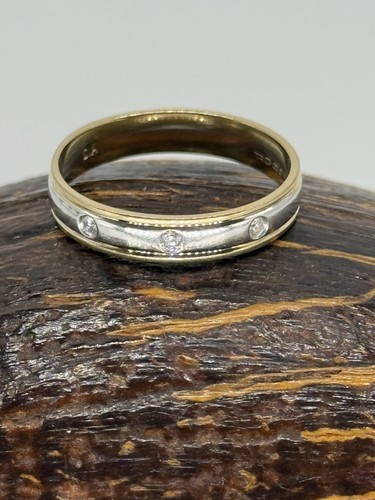 18ct white and - gold,