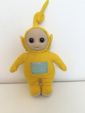 Teletubbies La La 1996 Yellow Soft Toy Plush Rolling Eyes 12"