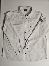 Barbour International Link Overshirt Cream White 3XL XXXL Mens
