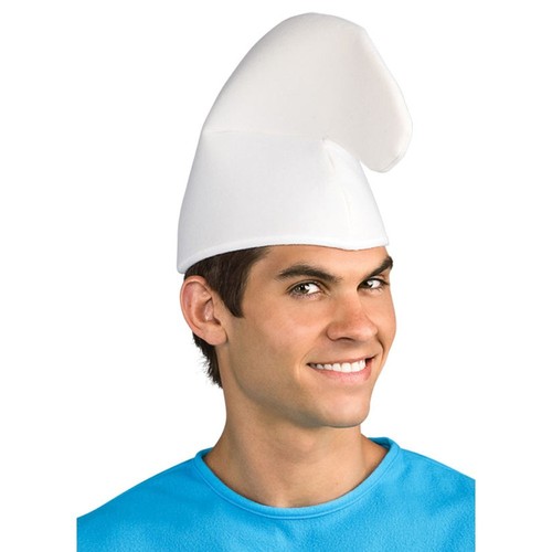 Adult white gnome hat dwarf - white,
