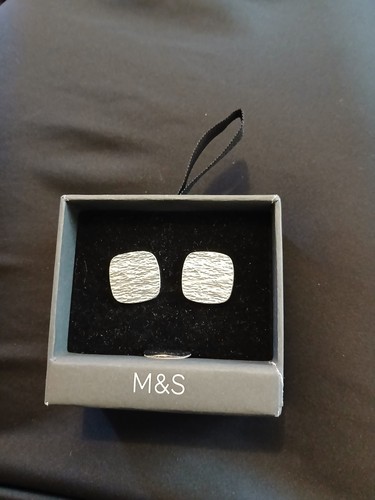 Cuff links matt - matt, textured