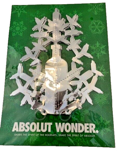 Vtg absolut vodka - vtg, snowflake