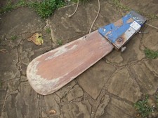 VINTAGE DINGHY WOODEN RUDDER and STOCK not rotten