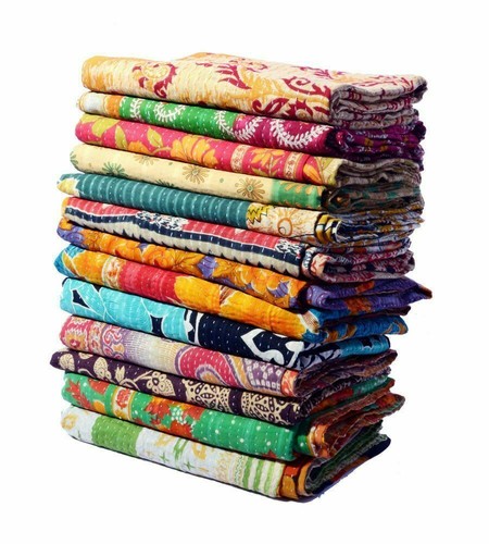 Assorted bed runner kantha - assorted,