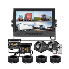 7" Quad Monitor DVR Side Rear