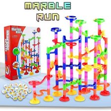 Kids Playset Marble Run Race DIY STEM Learning Construction Toy Building Game