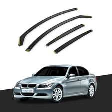 BMW 3 Series E90 2005-2012 4 Door Saloon Wind Deflectors 4pc Tinted