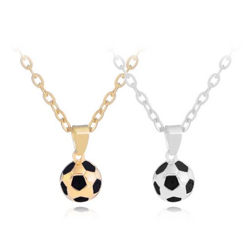 Football necklace chain - football,