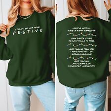 SWEATSHIRT 5285+5378 Monica Have A Happy Hanukkah Christmas Phoebe's Song Jumper